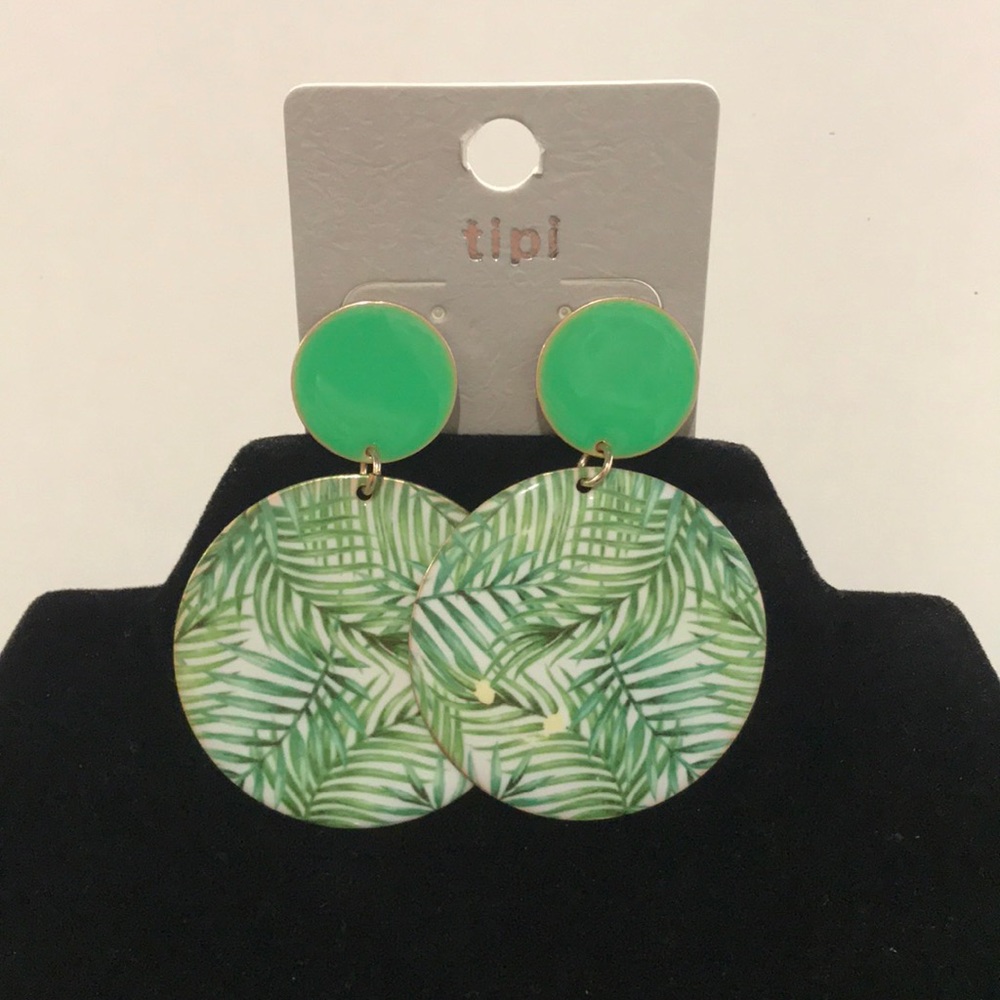 Palm tree earrings